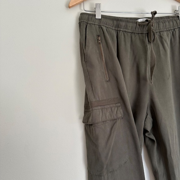 Soyaconcept | Women’s Soya Concept Lyocell Joggers Olive Green Cargo Pull On - Picture 6 of 9